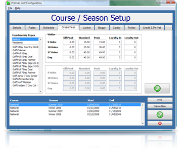 Golf Management Software Setup
