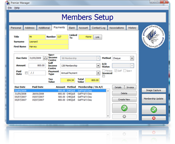 Golf Management Software Memberships