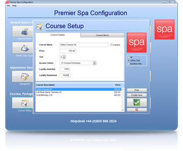 Spa Software Configuration