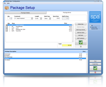 Spa Management Software Packages