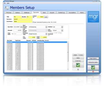 Spa Management Software Members