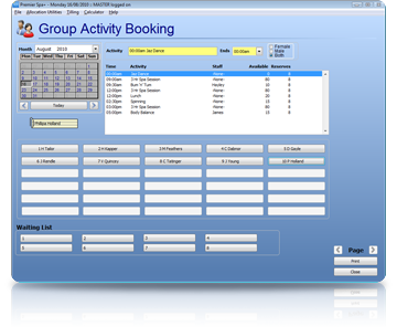 Spa Management Software Groups