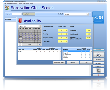 Spa Management Software Scheduling