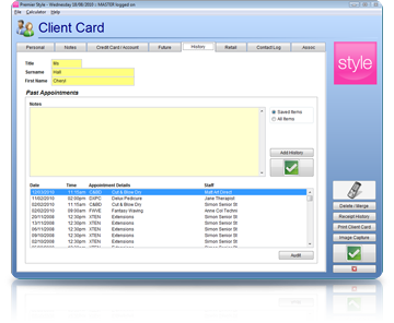Salon Software Cleint