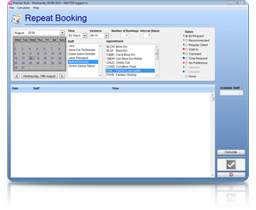 Salon Software Repeat