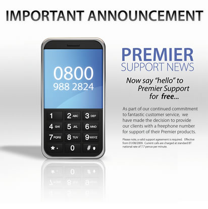 Support Number Change