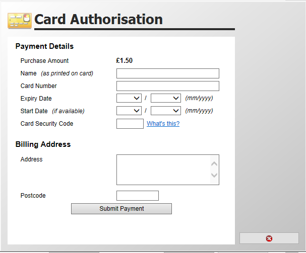 CardAuthorisation